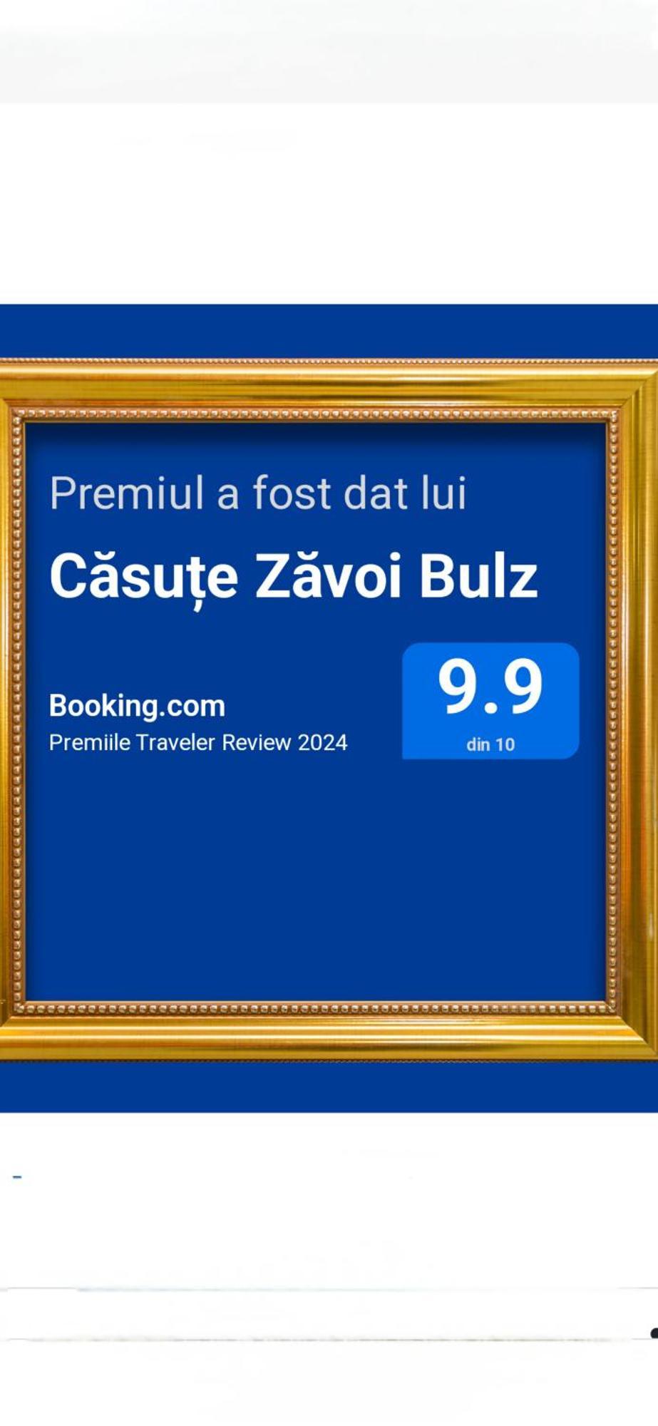 Casute Zavoi Bulz Villa Bagian luar foto